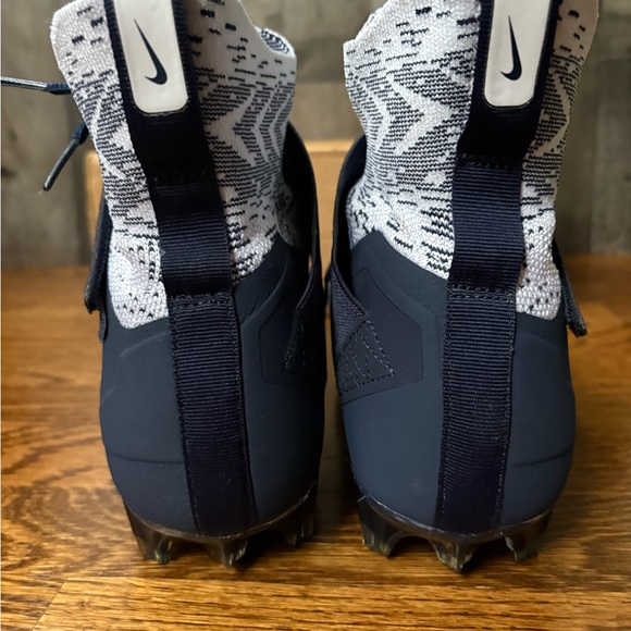 Nike Alpha Menace Elite 2 White Blue Men\'s Football Cleats BV2077-101 Size